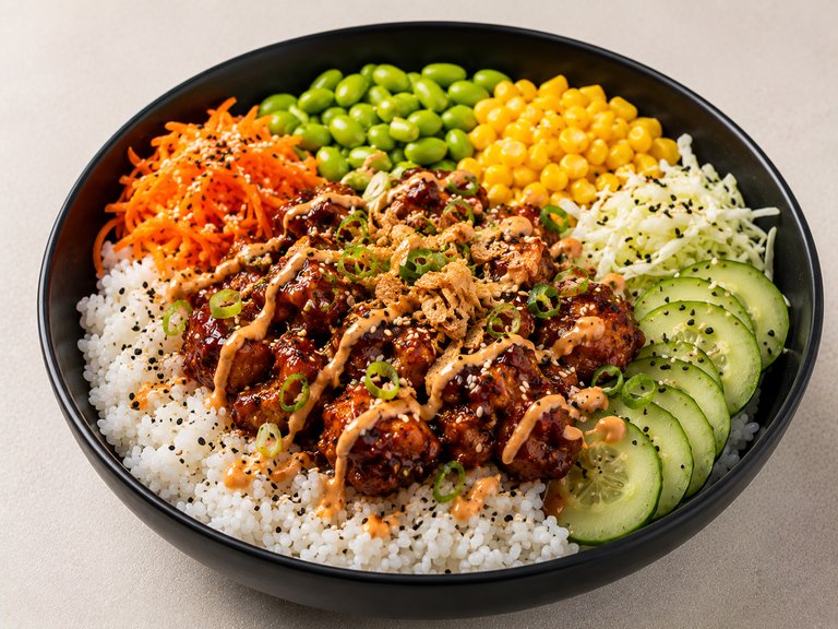 Séoul Poké — poke bowl signature inspiré de Corée